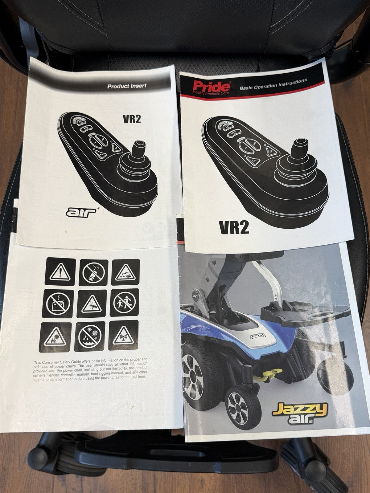 Pride Jazzy Air 2 Power Wheelchair w\ 12" Elevate Height ~300LB Capacity #LM7623