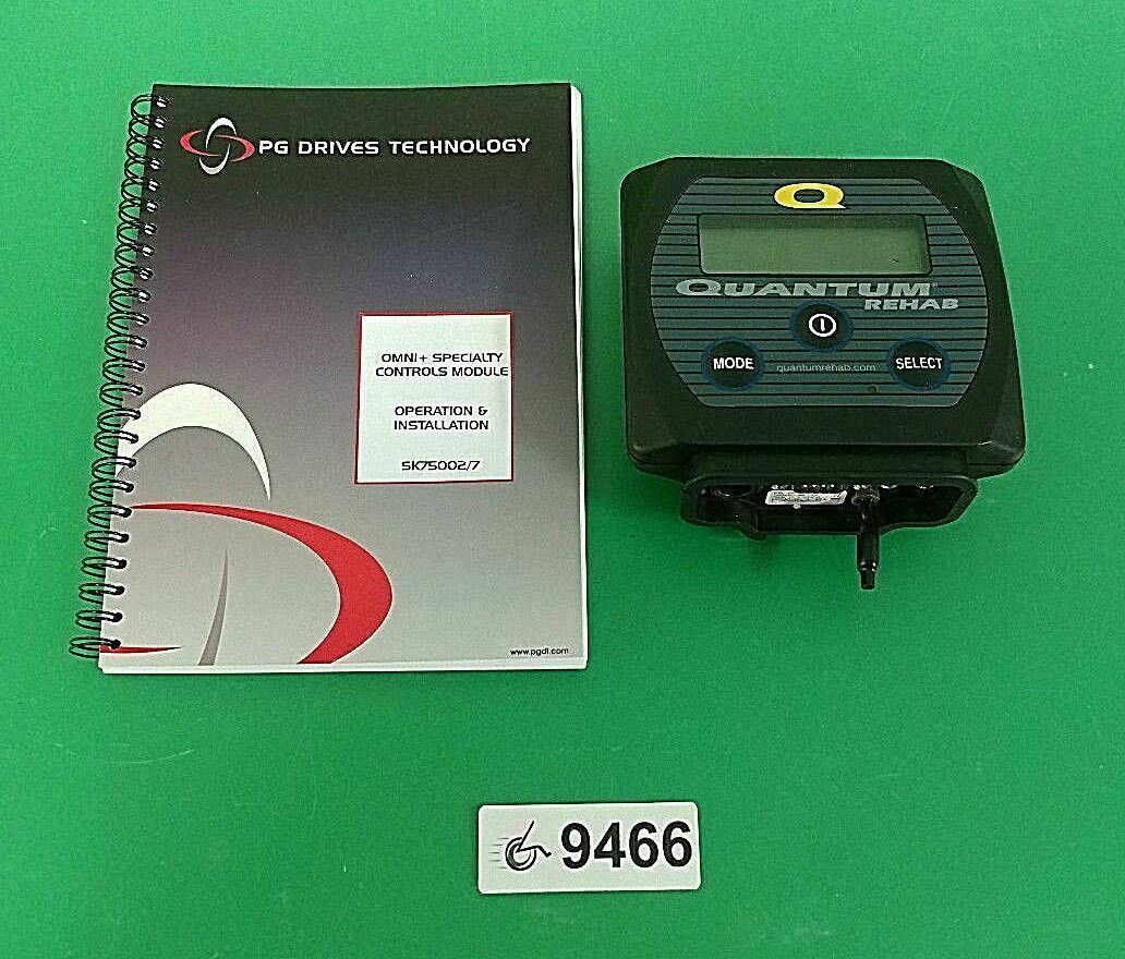 Quantum  Omni + Display for Power Wheelchair w/ User Manual D50363/01  #9466