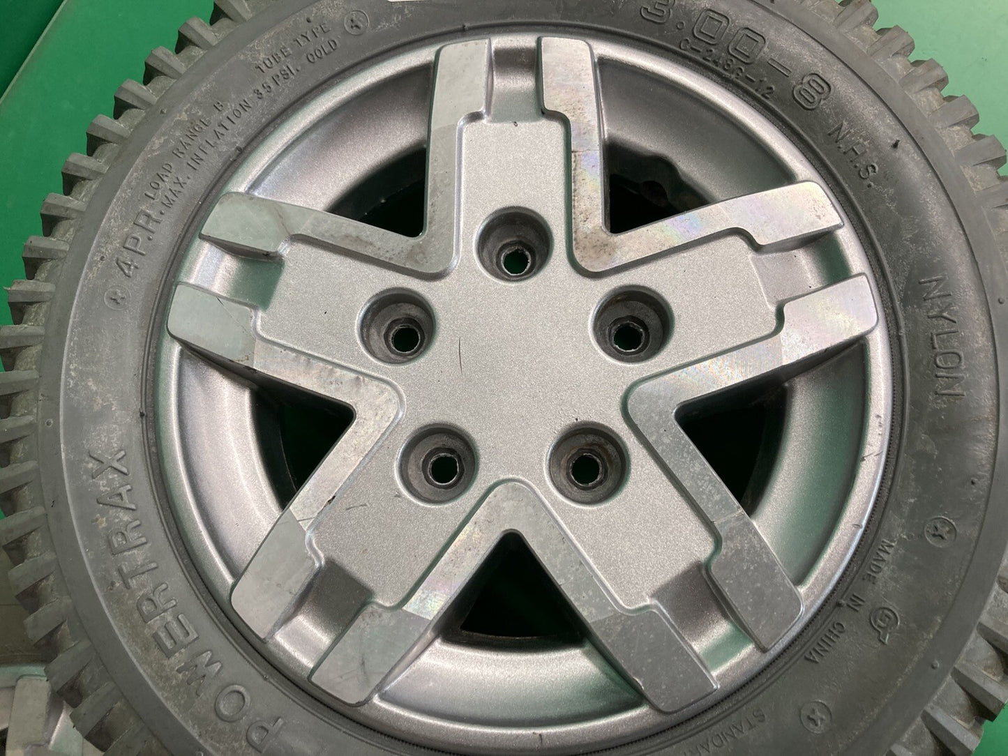 14"x3" Drive Wheels for Quantum Q6 Edge Power Wheelchair WHLASMB2093 #K334