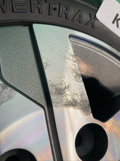 14"x3" Drive Wheels w/ Titanium Rim for Quantum Edge 2.0 Wheelchair #K555