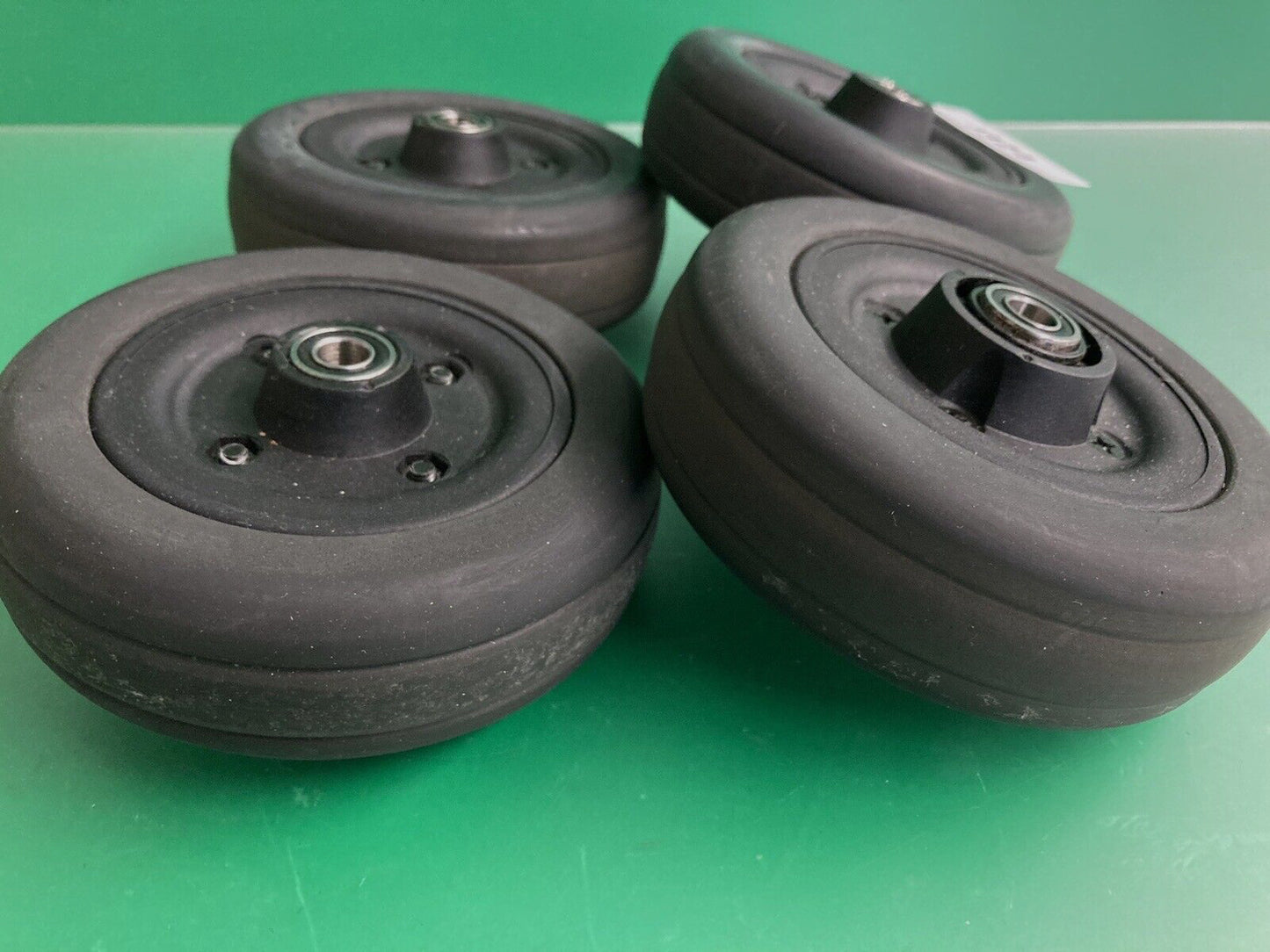 Set of 4 Caster Wheel Assembly for the Invacare TDX SP II Power Wheelchair #J324
