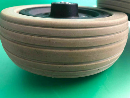 6"x2" Flat-Free Caster Wheel Assembly with Tire for Jazzy Power Chairs #F329