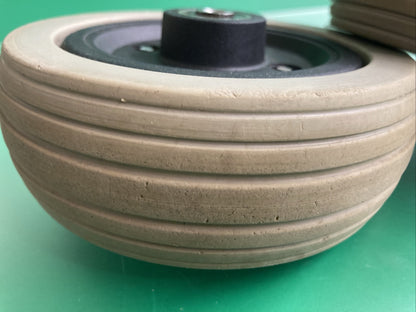 6"x2"Flat-Free Caster Wheel Assembly for Jazzy Select Power Chairs #F909