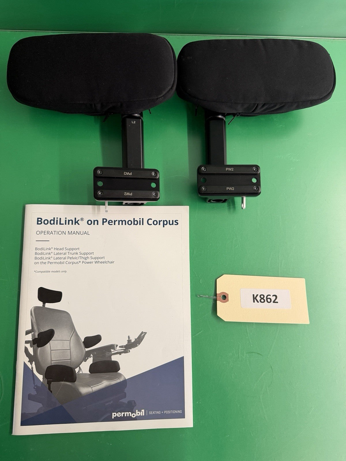 Permobil BodiLink Lateral Pelvic / Thigh Support for Wheelchair 8" x 4" #K862