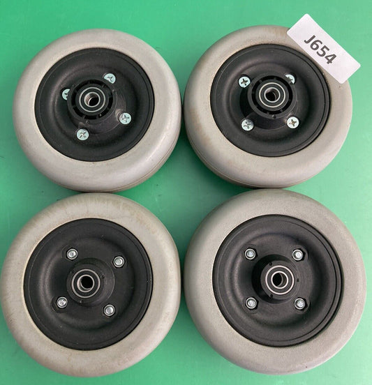 Invacare Caster Wheels for Pronto Sure Step & TDX Wheelchairs -set of 4- #J654