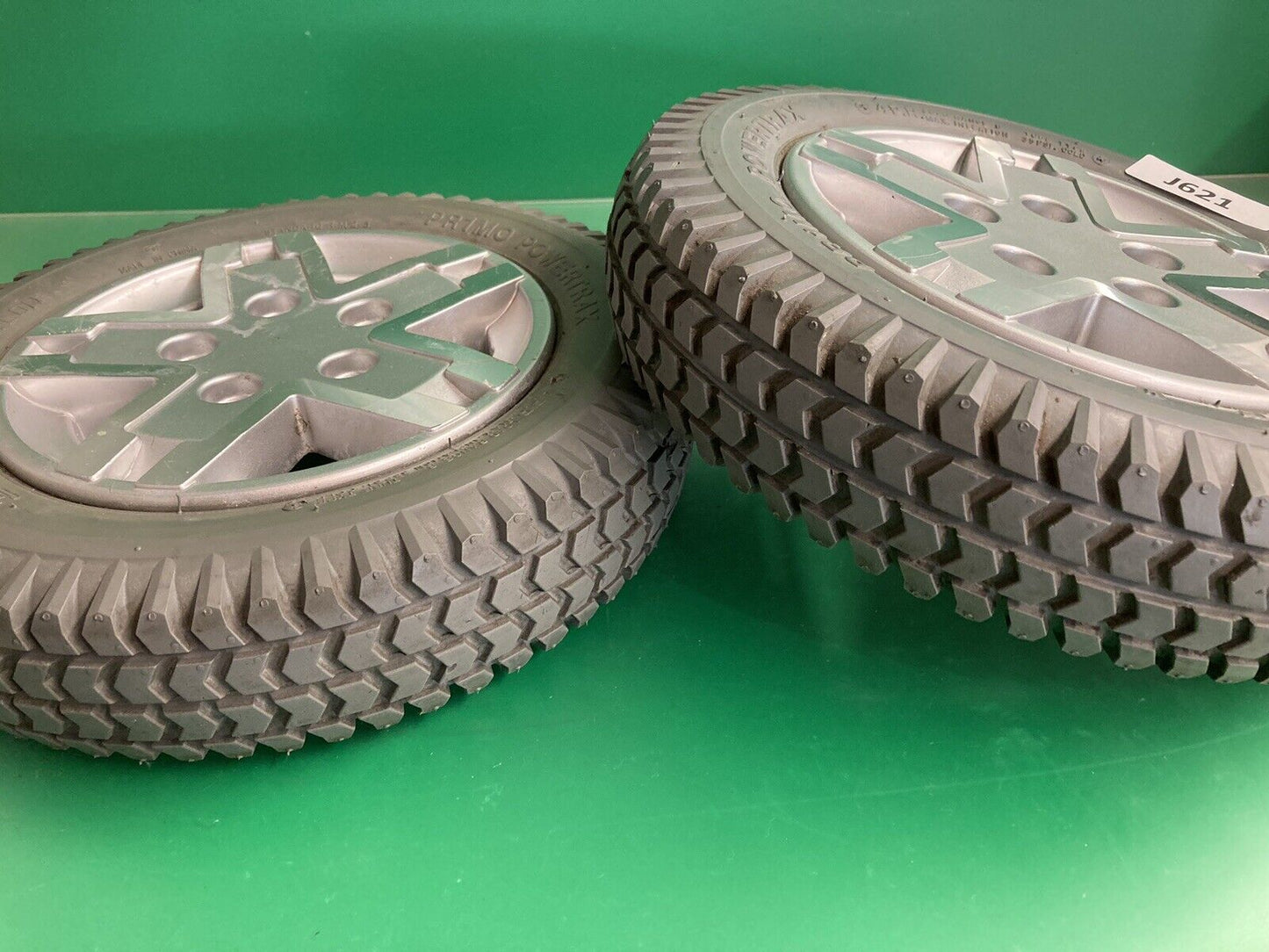 14"x3" Drive Wheels for Quantum Q6 Edge & Rival WHLASMB2093 -FULL TREAD* #J621