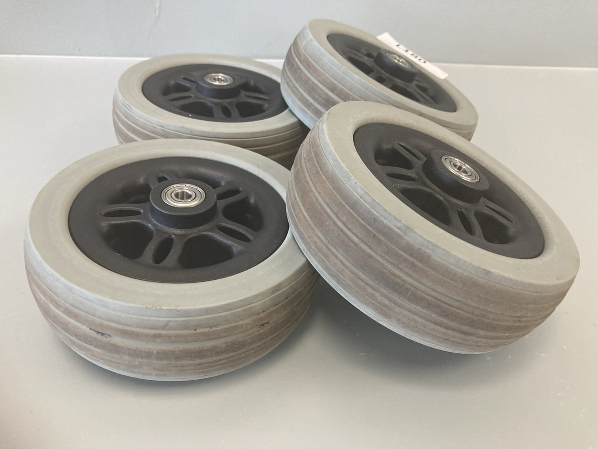 Set of 4 Caster Wheels for Pride Jazzy 614 / 614 HD Power Wheelchair #L180