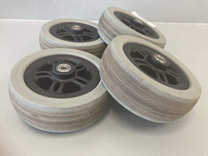 Set of 4 Caster Wheels for Pride Jazzy 614 / 614 HD Power Wheelchair #L180