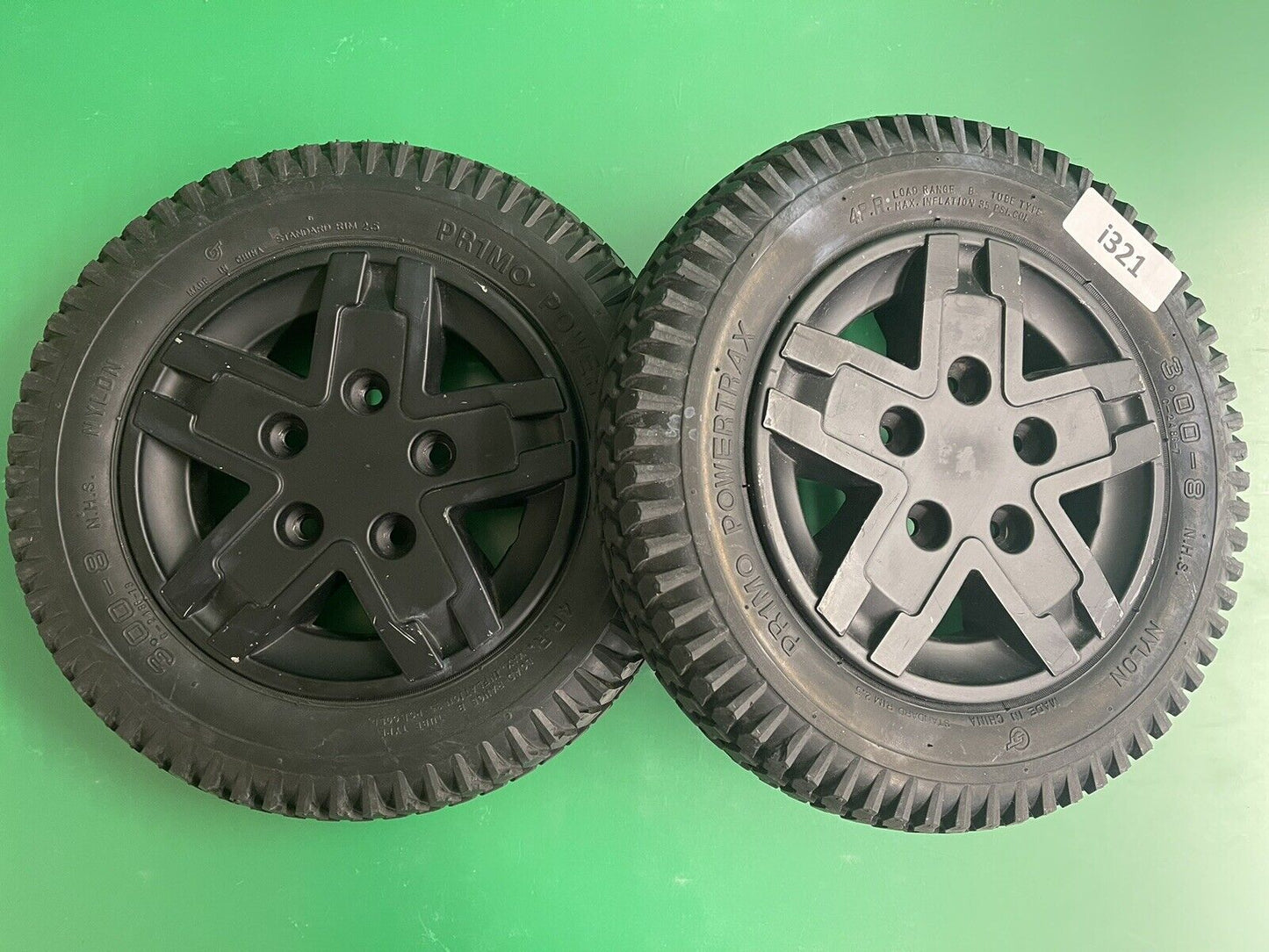 Drive Wheel Assembly for Quantum 4Front & Edge 3 Powerchairs -FULL TREAD* #i321