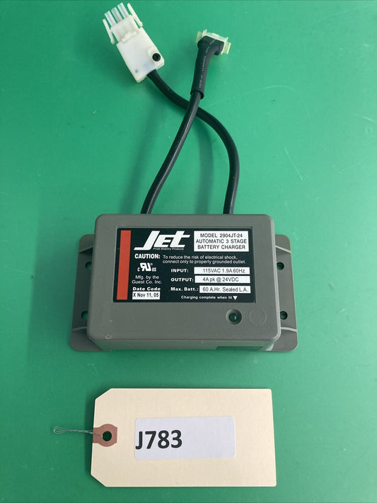 24 Volt 3 Amp On-Board Battery Charger for Pride Jet Wheelchairs 2904JT-24 #J783