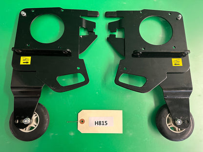 Anti-Tip Wheels & Tie Down Assembly for Permobil C300 Power Wheelchair  #H815