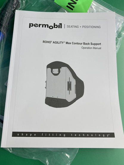 NEW ROHO Agility Air Max Contour Seat Back Assy for Permobil Wheelchairs 18x 20"