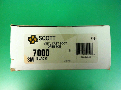 Scott Vinyl Cast Boot Open Toe Black (Small)(7000) #7040