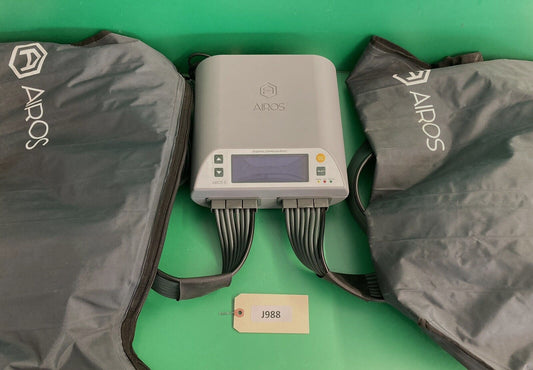 AIROS 8 Sequential Pneumatic Compression Device Pump & Leg Sleeves #J988