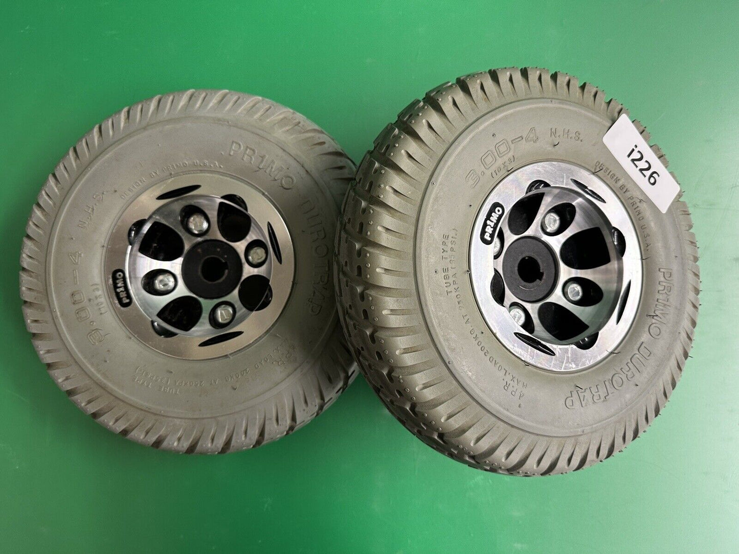 3.00-4 10"x3" Drive Wheel Assembly for Invacare Pronto Power Wheelchairs #i226