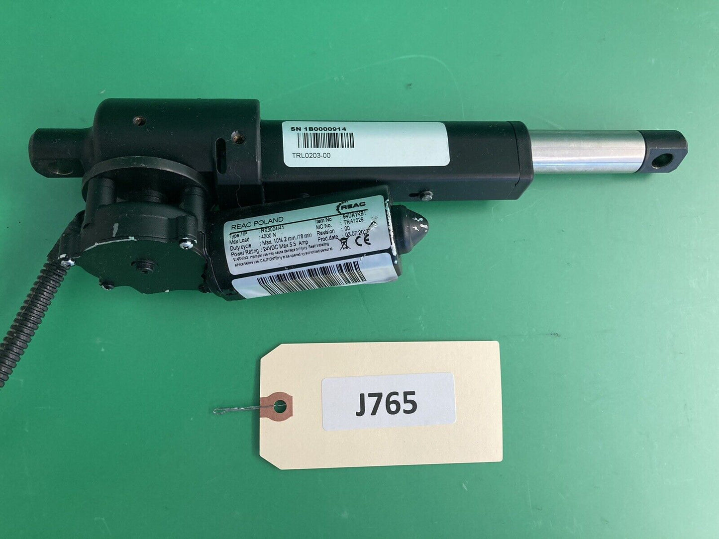 Power Wheelchair Actuator RE3004/41- 94UA1KB1 - TRA1029 - TRC181105 -  #J765