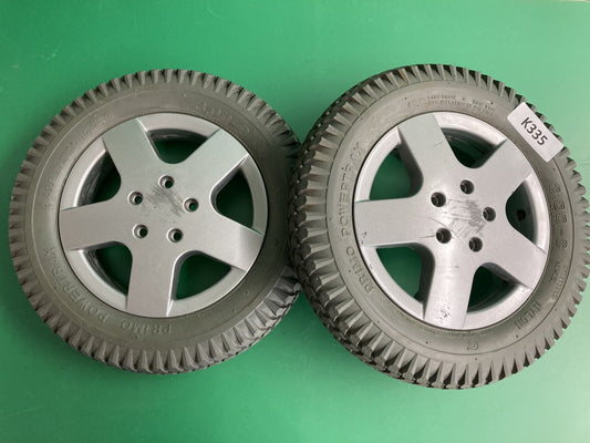 14"x3" 3.00-8 Drive Wheels for Invacare TDX SP & Storm Series Wheelchairs #K335