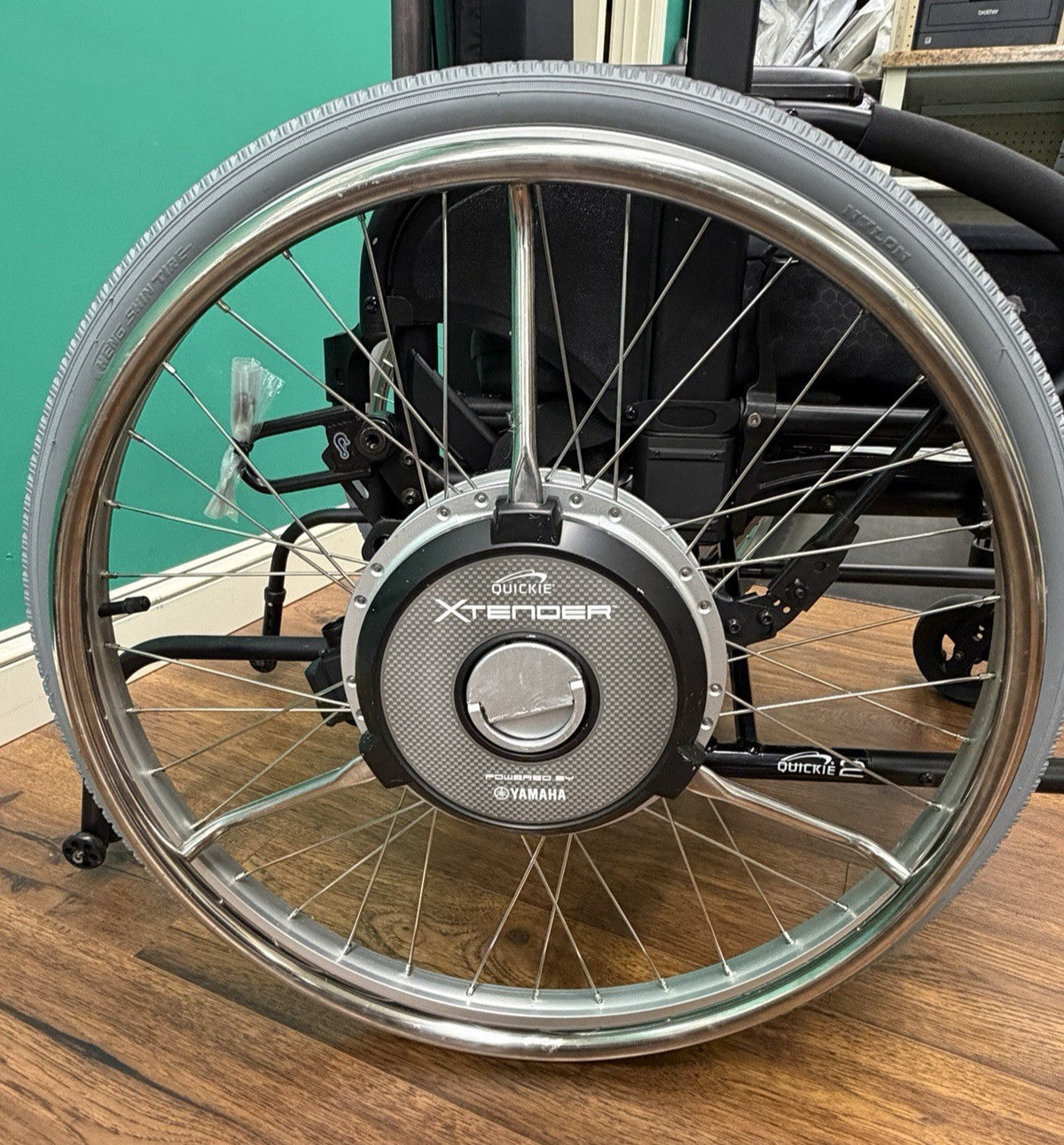2024 Quickie 2 Wheelchair with Yamaha 24"x1 3/8" Power Assist Xtender Wheels