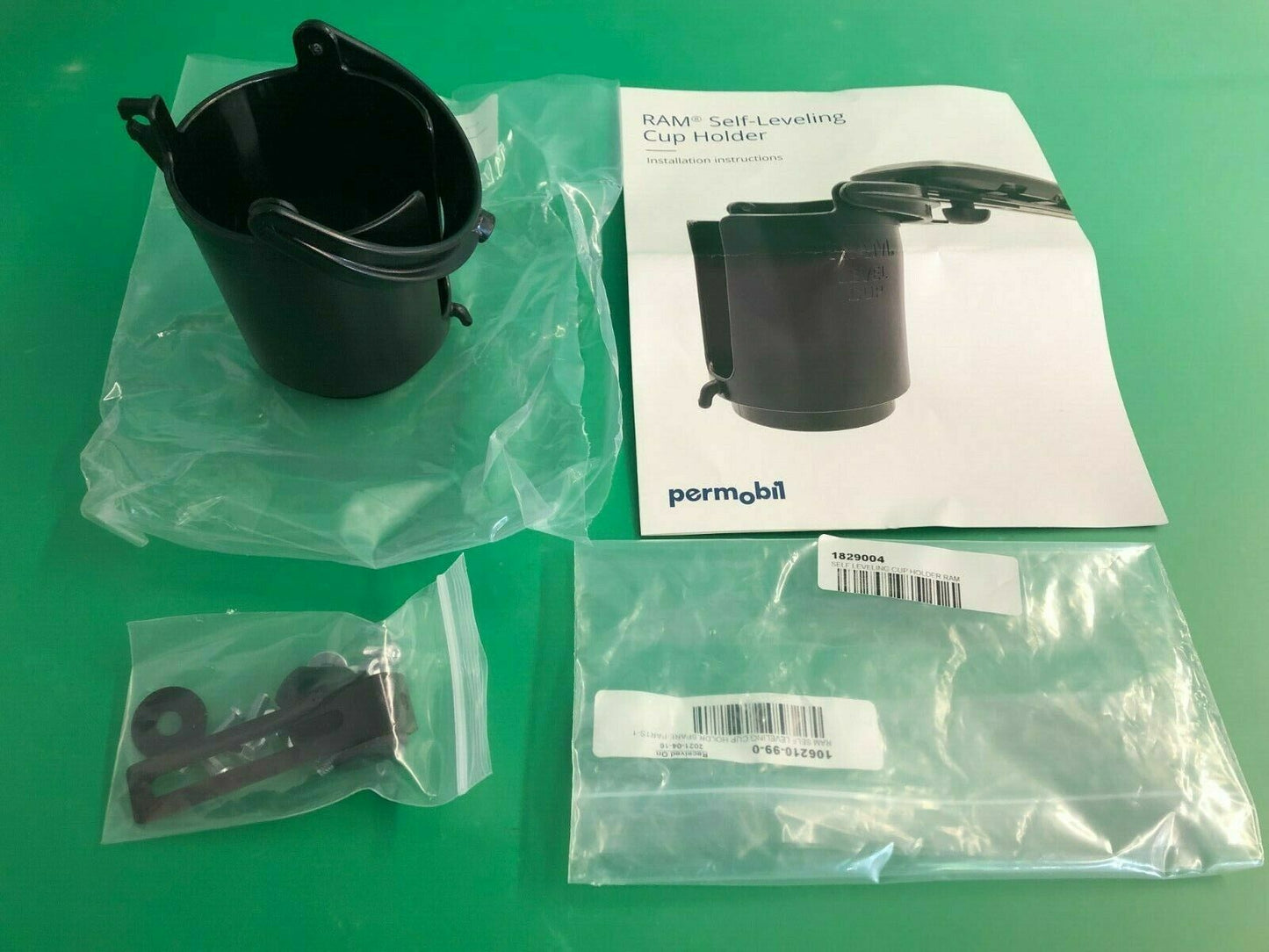 Permobil Ram Self Leveling Cup Holder for Permobil Powerchair 1829004 #i269