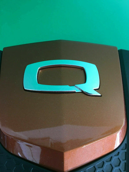 Orange Plastic Rear Shroud Cover for Quantum Edge 2.0 Power Wheelchair  #C778
