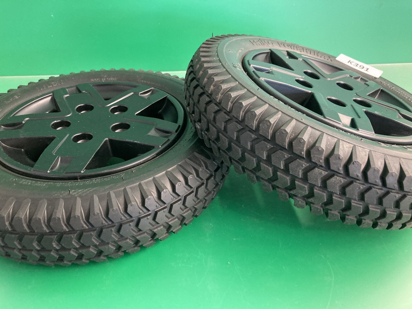 Drive Wheel Assembly for Quantum 4Front & Edge 3 Powerchairs -FULL TREAD* #K391
