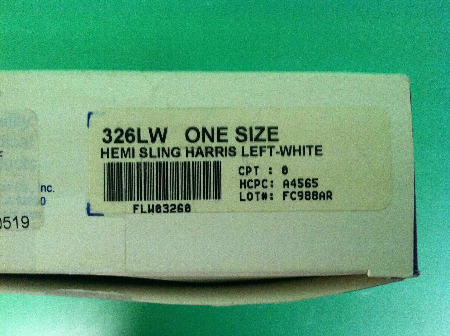 AliMed Inc. Arm Sling Harris White Left (5879) (326LW) #7166