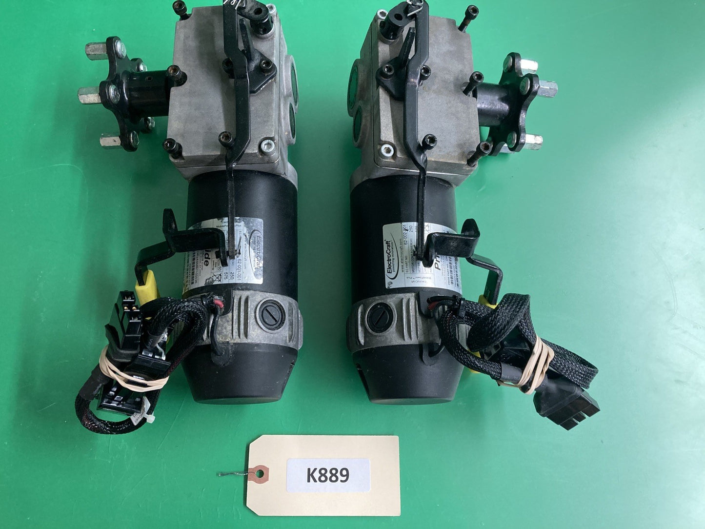 Motors for Pride Jazzy 600es Wheelchair DRVASMB7120036 - DRVASMB7120037 #K889