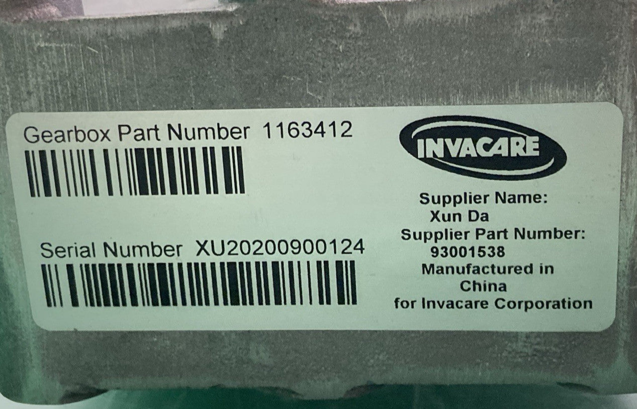 MOTORS FOR INVACARE TDX SP II 1188843 / M9278-02 / 1163412 - 1163413 #L107