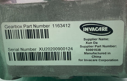 MOTORS FOR INVACARE TDX SP II 1188843 / M9278-02 / 1163412 - 1163413 #L107