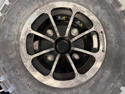 Solid Drive Wheels for the Quantum 1450 & Jazzy 1450 Power Wheelchair #L160