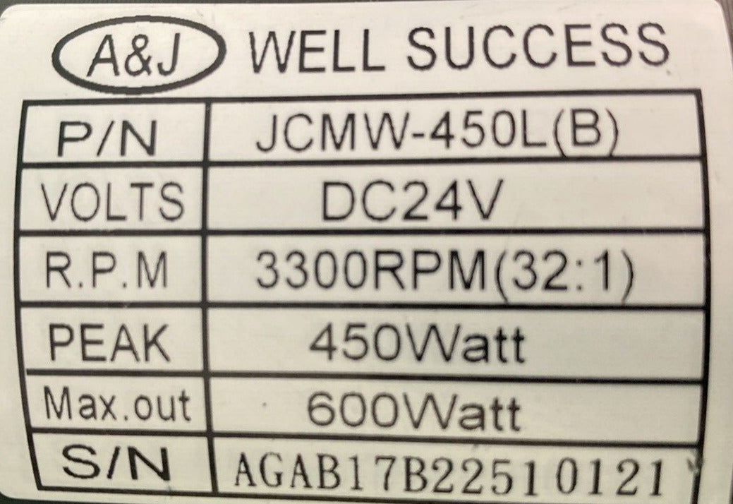 Motors for the Drive Trident HD Power Wheelchair JCMW-450L / JCMW-450R (B) #J704