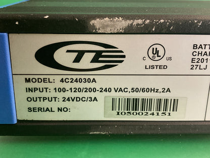 24 Volt 3 Amp OnBoard Battery Charger for Pride Sundancer Scooter 4C24030A #J939