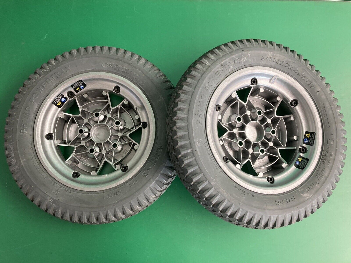 14"x3" Drive Wheels for Quantum Q6 Edge & Rival WHLASMB2093 -FULL TREAD* #K268