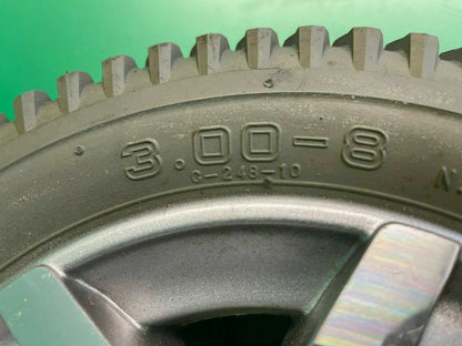 14"x3" (3.00-8) Flat Free Drive Wheel Assembly for Quantum Q6 Edge & Rival #H380