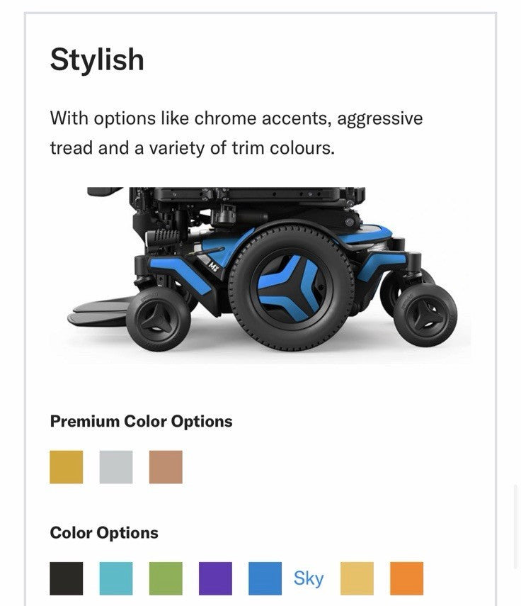 2024 Permobil M VS Corpus Stander Power Wheelchair - 5 Power Functions #LM7619