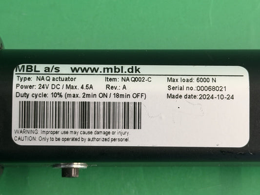 Tilt Actuator for Quickie Q500m & Q700m Wheelchair NAQ002-C / NAQACTUATOR #L010