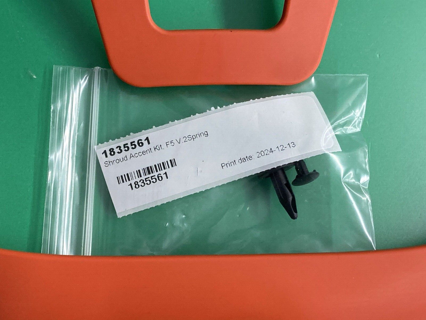 Orange Plastic Accent Shroud Assembly for the Permobil F5 Power Wheelchair #K657