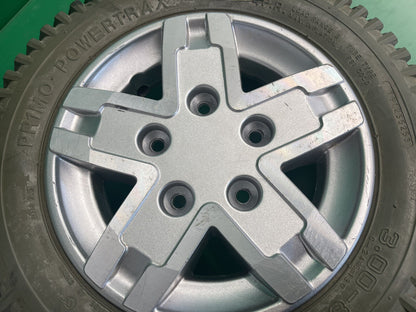 14"x3" (3.00-8) Flat Free Drive Wheel Assembly for Quantum Q6 Edge & Rival #i096