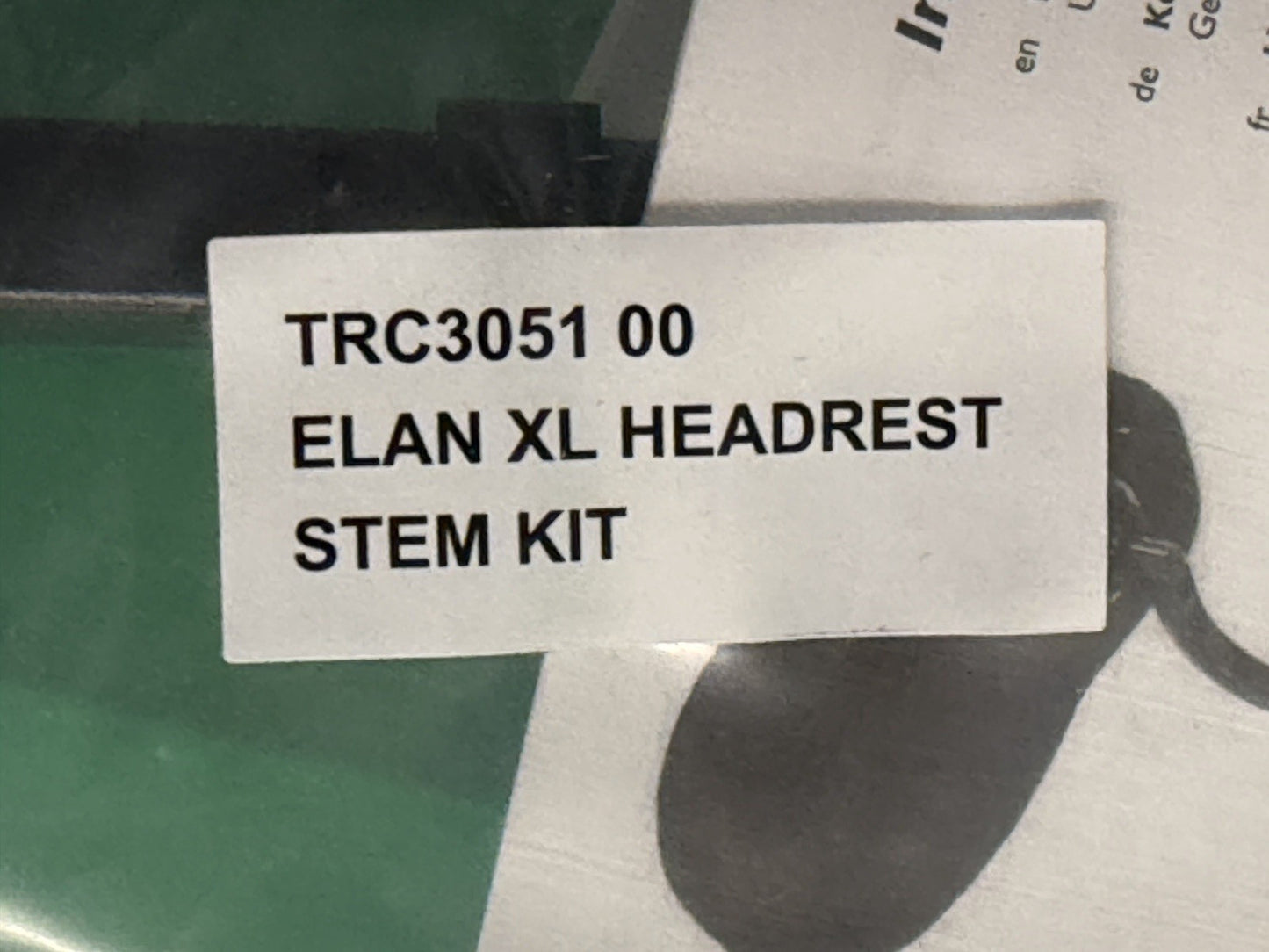 NEW Invacare Matrx SNUG Headrest w/ Stem & Braclet for Power Wheelchairs #L019
