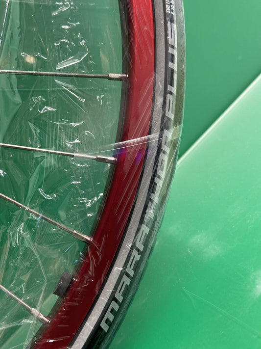 NEW 24" Comit Red, Marathon Plus, Air Filled Tire for Manual Wheelchair #H808