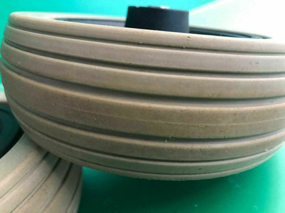 6"x2" Flat-Free Caster Wheel Assembly with Tire for Jazzy Power Chairs #F329