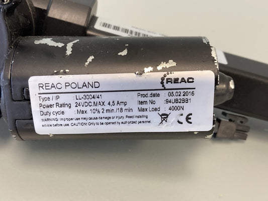 Recline Actuator ACT8120001 LL-3004/41 for Quantum Wheelchair 94UB2BB1 #L014