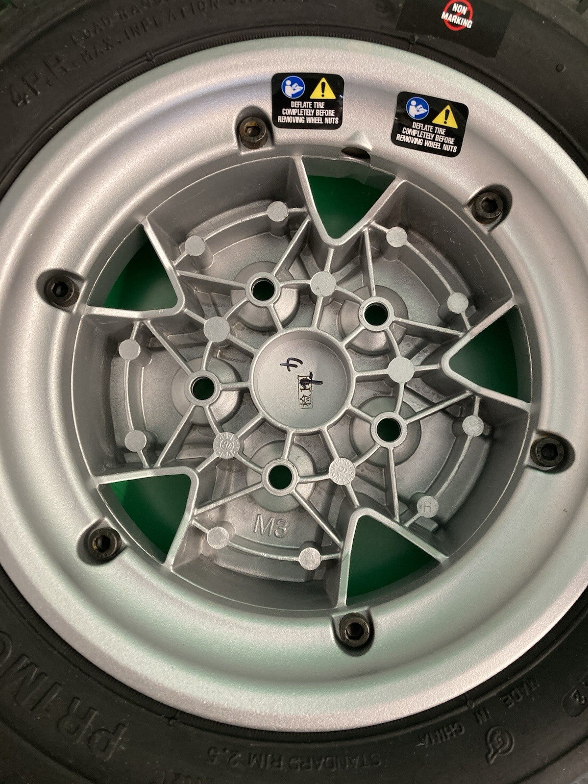 14"x3" Solid Drive Wheels for Jazzy 600 ES Power Wheelchair WHLASMB7120004 #L084