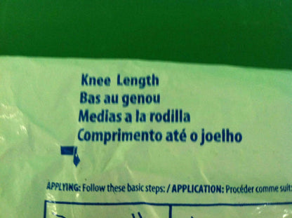Kendall T.E.D. Anti-Embolism Stockings Knee (Lot of 2) (Small Long)(7339) #6999