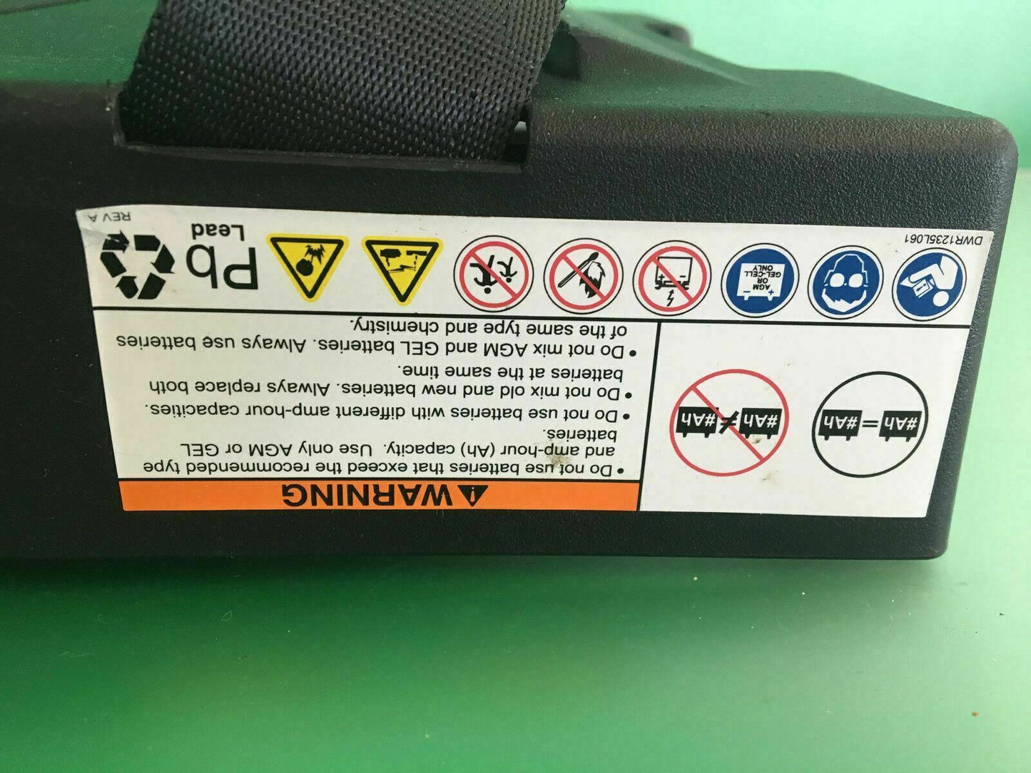 Battery Box Tray & Battery Harness for Quantum 600 / 610 Power Wheelchair  #C671