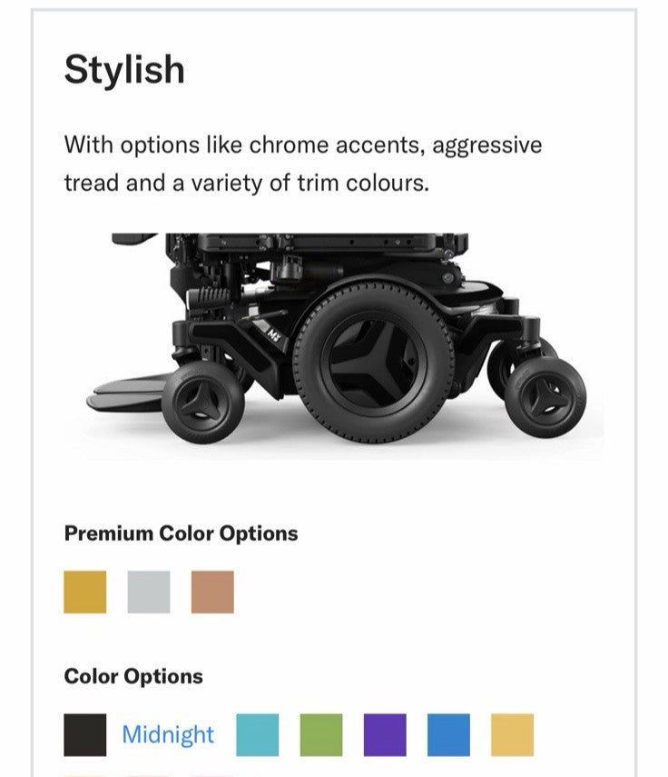 2024 Permobil M VS Corpus Stander Power Wheelchair - 5 Power Functions #LM7619