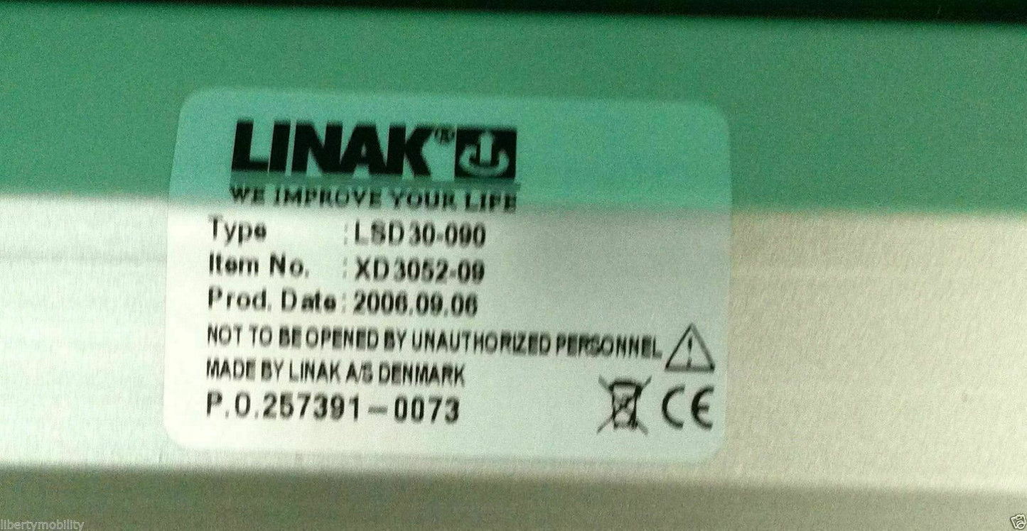 Invacare Tilt Actuator  1122631 Linak Type LSD-30-090  #3821