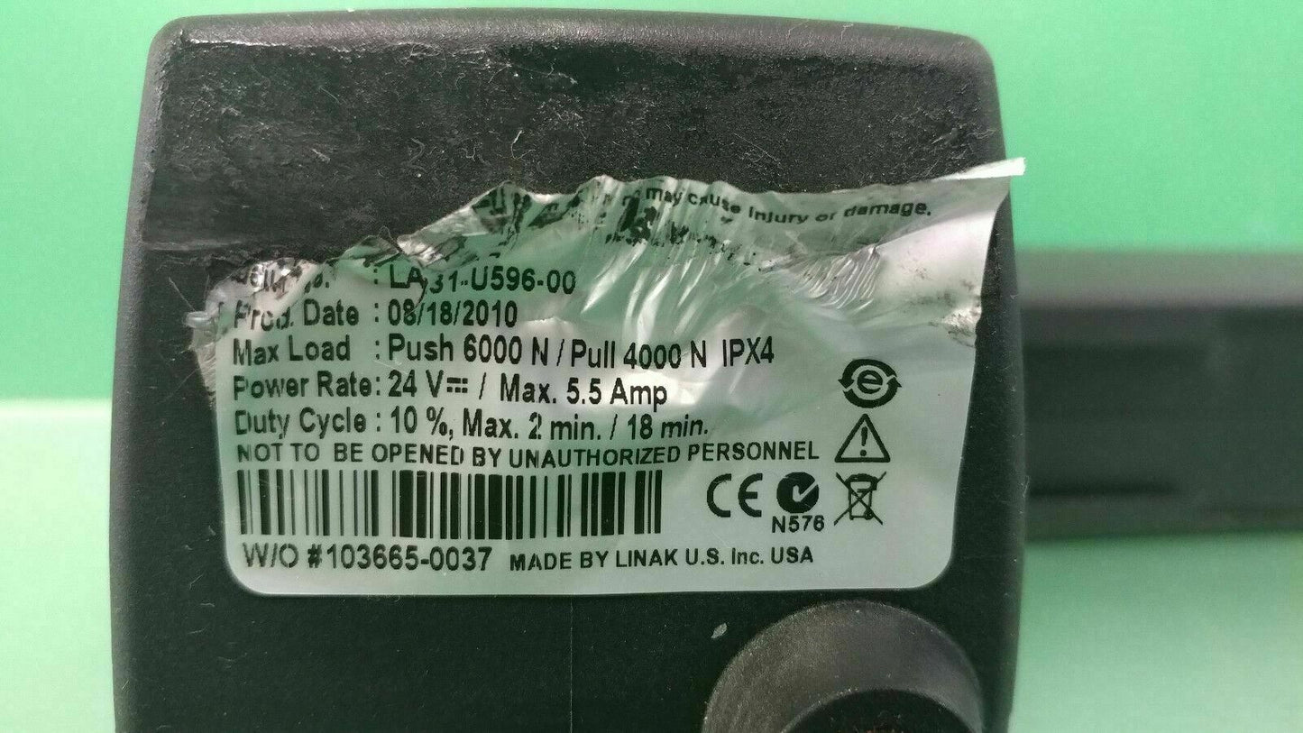 Invacare Recline  Actuator Linak Type 1168754  for Power Wheelchair #9730