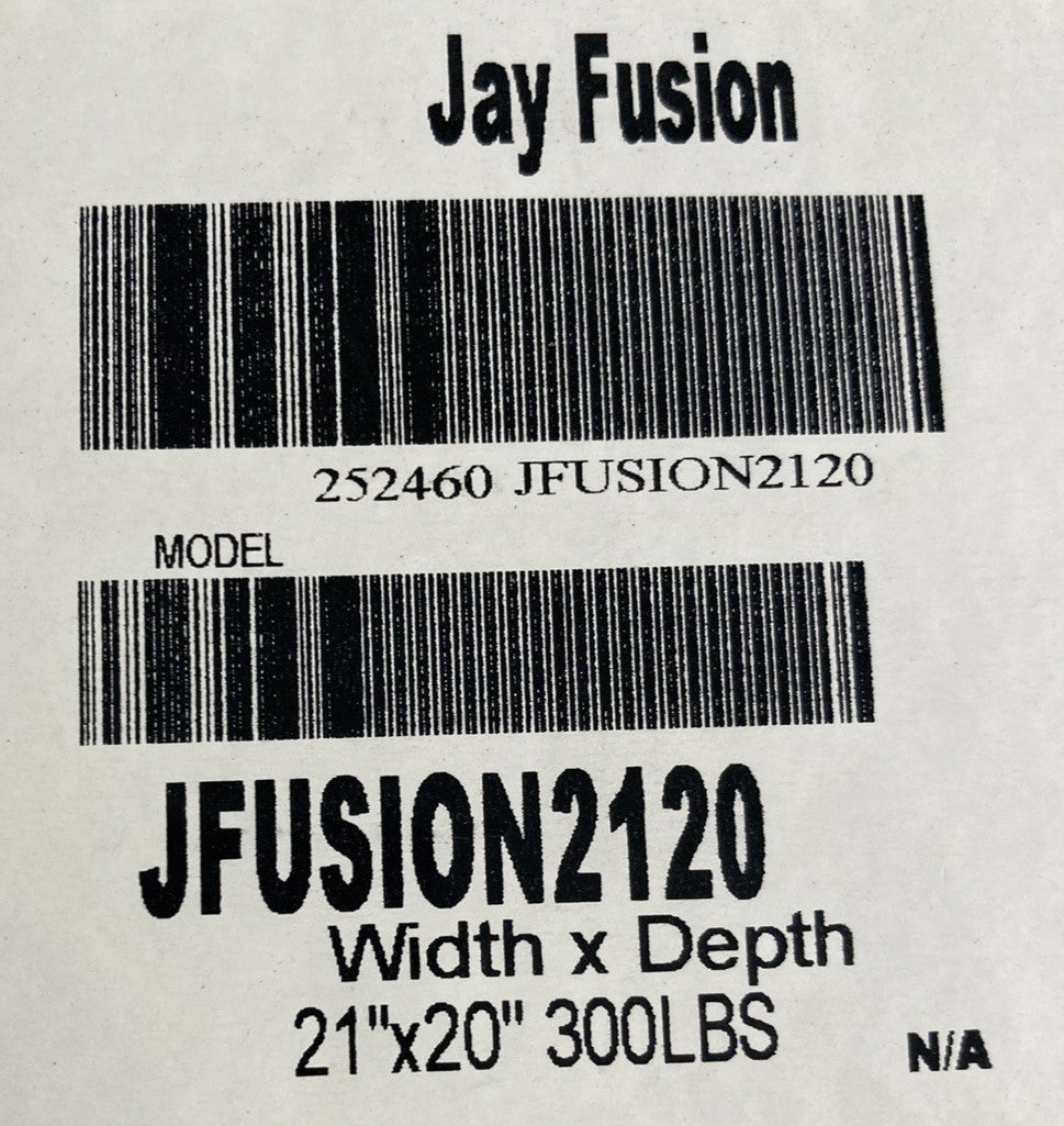 NEW* Jay Fusion Gel Seat Cushion w/ Extra Cover for Wheelchair 21"W x 20"D #K834