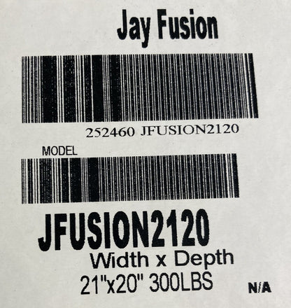 NEW* Jay Fusion Gel Seat Cushion w/ Extra Cover for Wheelchair 21"W x 20"D #K834
